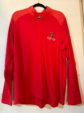 Under Armour Texas Tech Red Quarter Zip Pullover